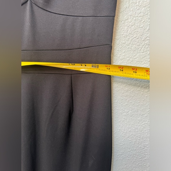 BNWT Sourpuss Sweetheart 50s pencil dress bottom ruffle sz medium black - Picture 7 of 10